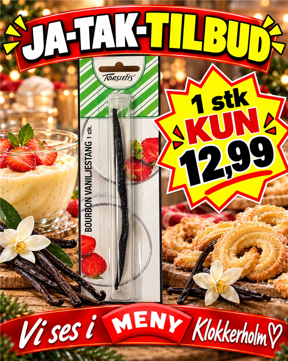 Tørsleffs bourbon vaniljestang