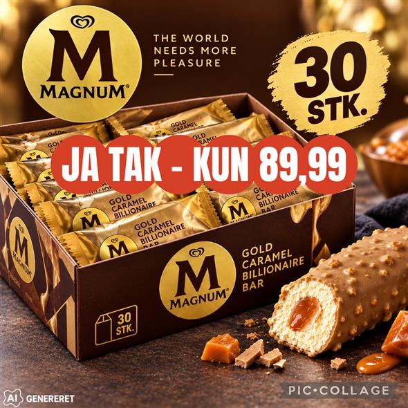 Magnum Gold Caramel isbars