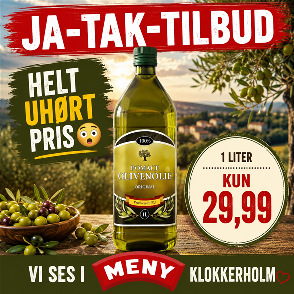 Olivenolie 1 liter