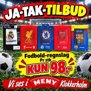 Fodboldklub regnslag