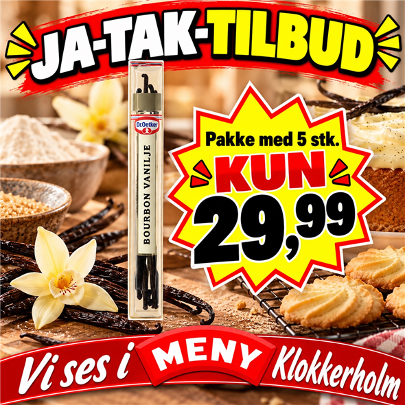 5-Pak Bourbon vaniljestænger