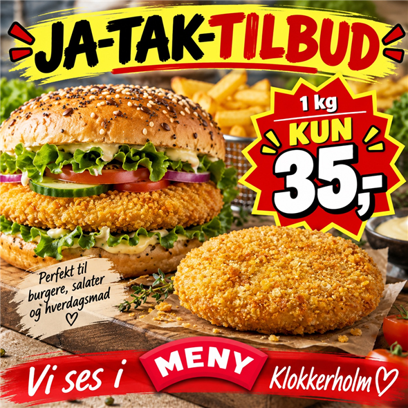 Cornflakes panerede kyllingeburger